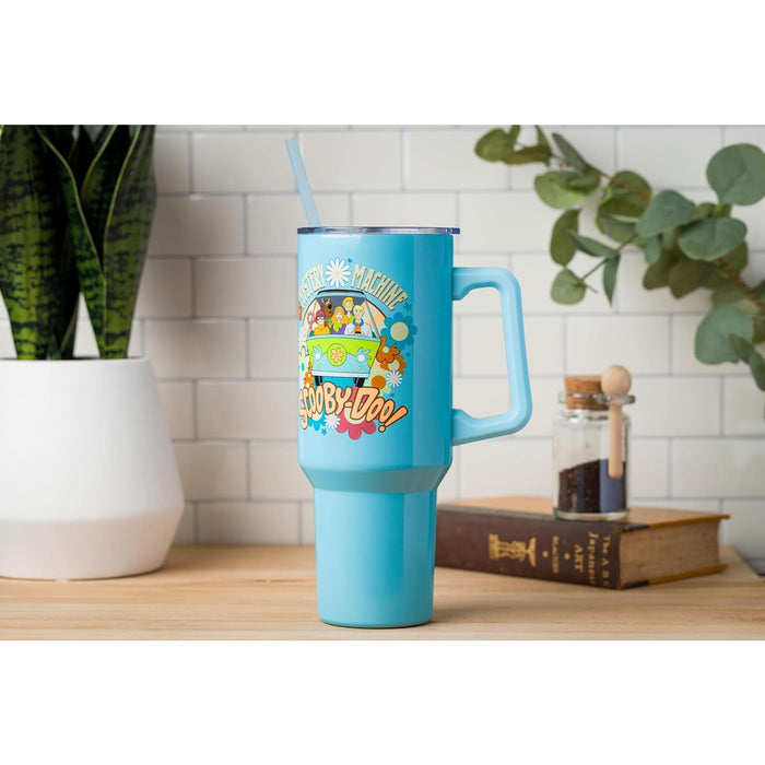 Scooby-Doo - Mystery Machine Stainless Steel Tumbler with Handle | Holds 40 Ounces