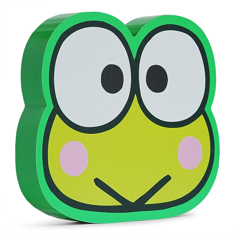 Sanrio Keroppi Die-Cut Wooden Wall Art Sign | 7 x 8 Inches product image 2 of 8