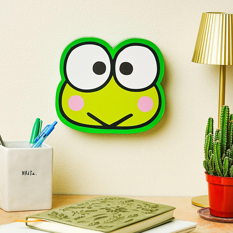 Sanrio Keroppi Die-Cut Wooden Wall Art Sign | 7 x 8 Inches product image 3 of 8