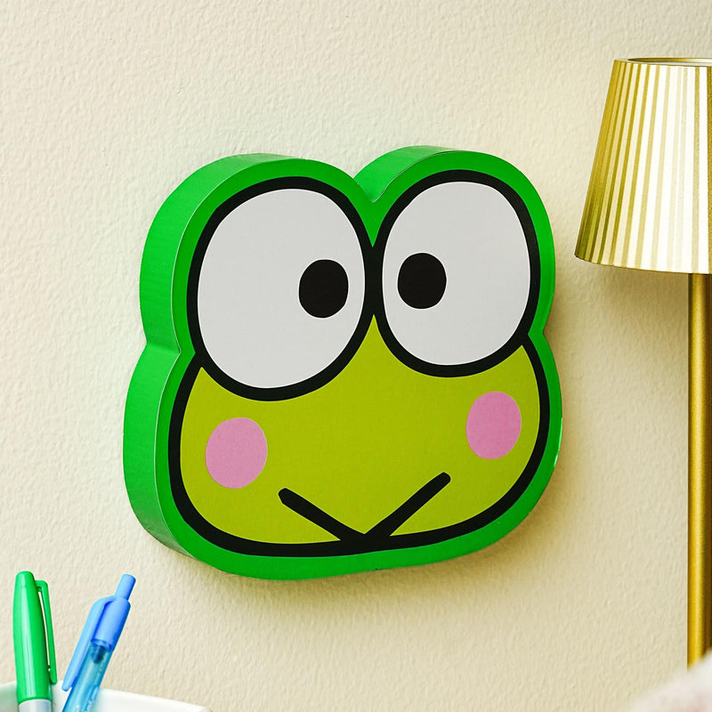 Sanrio Keroppi Die-Cut Wooden Wall Art Sign | 7 x 8 Inches product image 5 of 8