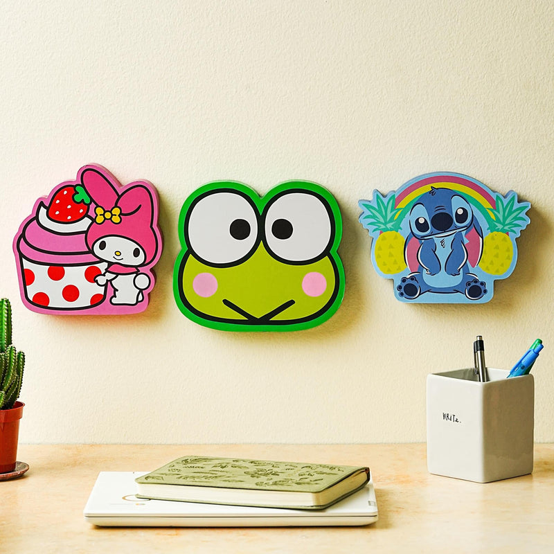 Sanrio Keroppi Die-Cut Wooden Wall Art Sign | 7 x 8 Inches product image 8 of 8