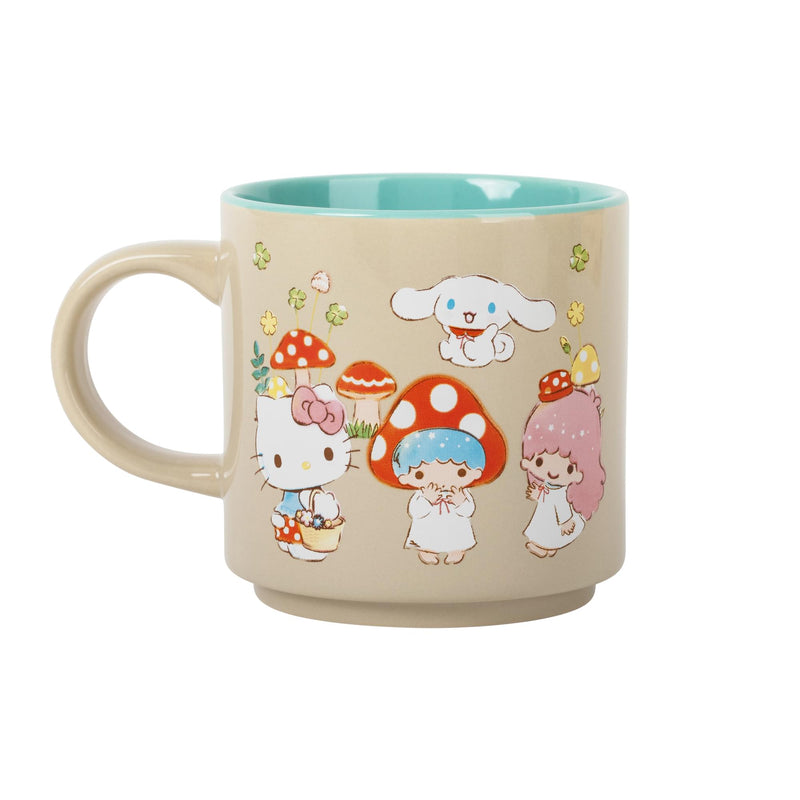Sanrio Hello Kitty and Friends Mushroom Crew Single Stackable Ceramic Mug product image 1 of 8