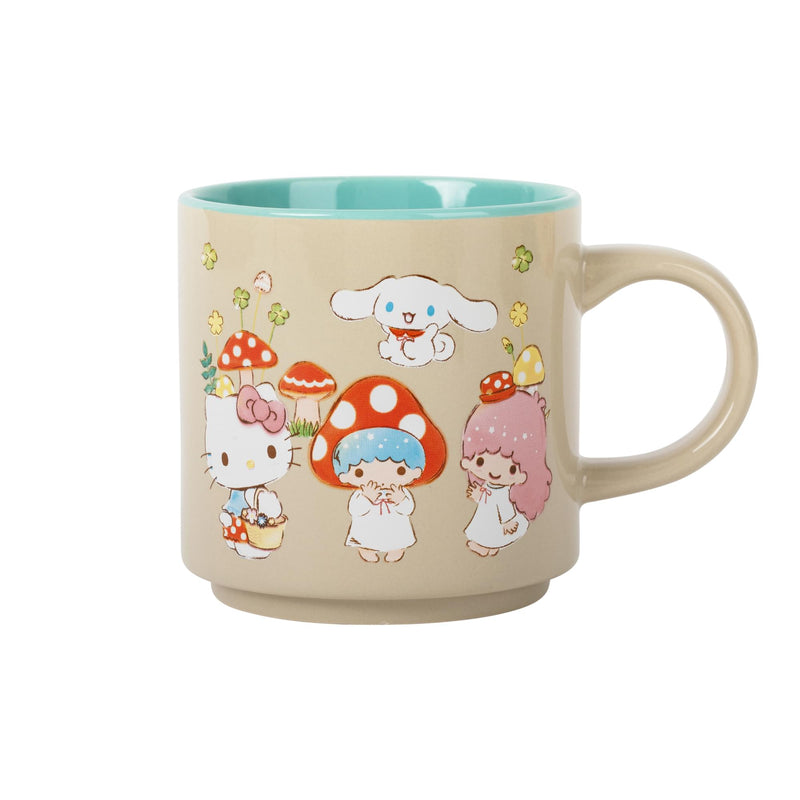 Sanrio Hello Kitty and Friends Mushroom Crew Single Stackable Ceramic Mug product image 2 of 8