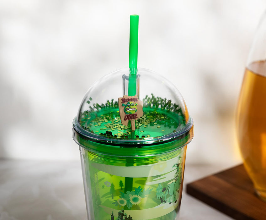 Shrek - Swamp Landmark Characters 24-Ounce Carnival Cup with Lid and Straw