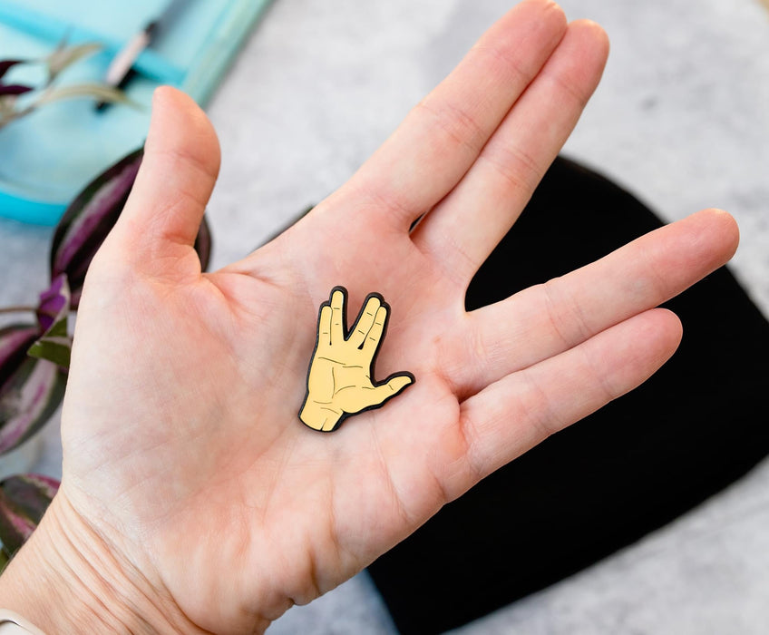 Star Trek Spock Live Long And Prosper Salute Enamel Pin