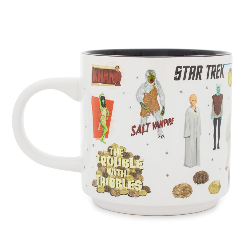 Star Trek Aliens, Villains, and Crew Stackable Ceramic Mug | Holds 13 Ounces product image 3 of 9
