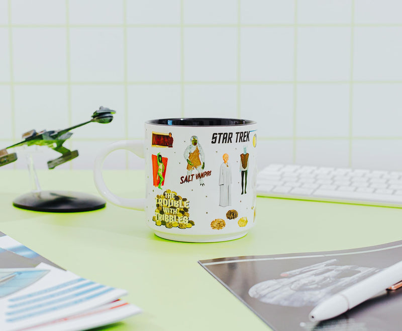 Star Trek Aliens, Villains, and Crew Stackable Ceramic Mug | Holds 13 Ounces product image 5 of 9