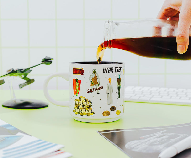 Star Trek Aliens, Villains, and Crew Stackable Ceramic Mug | Holds 13 Ounces product image 6 of 9