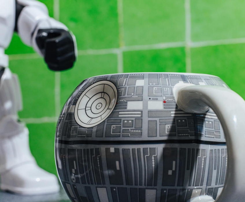 Star Wars Death Star 3D Sculpted Ceramic Mug | Holds 20 Ounces