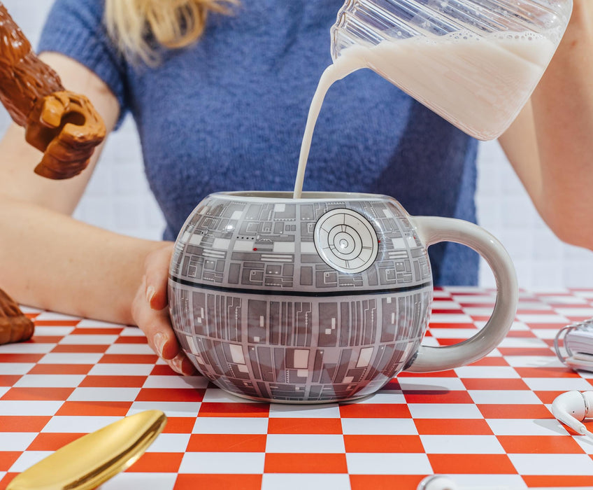 Star Wars Death Star 3D Sculpted Ceramic Mug | Holds 20 Ounces