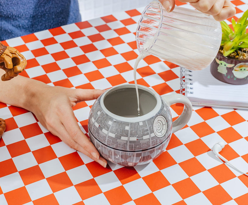 Star Wars Death Star 3D Sculpted Ceramic Mug | Holds 20 Ounces