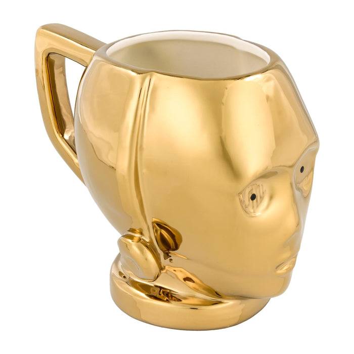 Star Wars - C-3P0 Electroplated Sculpted Ceramic Mug | Holds 20 Ounces