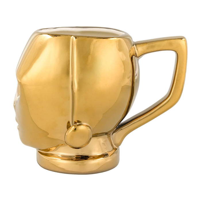 Star Wars - C-3P0 Electroplated Sculpted Ceramic Mug | Holds 20 Ounces