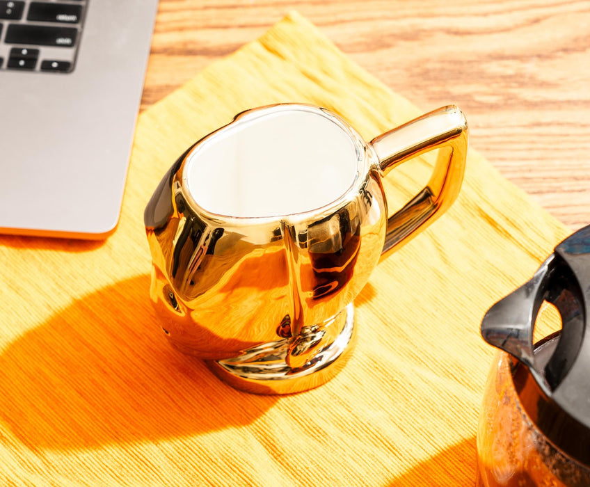 Star Wars - C-3P0 Electroplated Sculpted Ceramic Mug | Holds 20 Ounces
