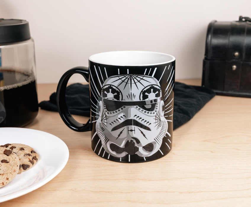 Star Wars Darth Vader and Stormtrooper Decorative Masks 20-Ounce Ceramic Mug