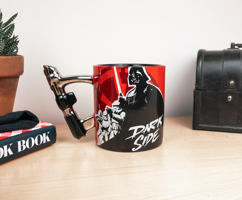 Star Wars Darth Vader "Dark Side" Ceramic Mug With Sculpted Lightsaber Handle