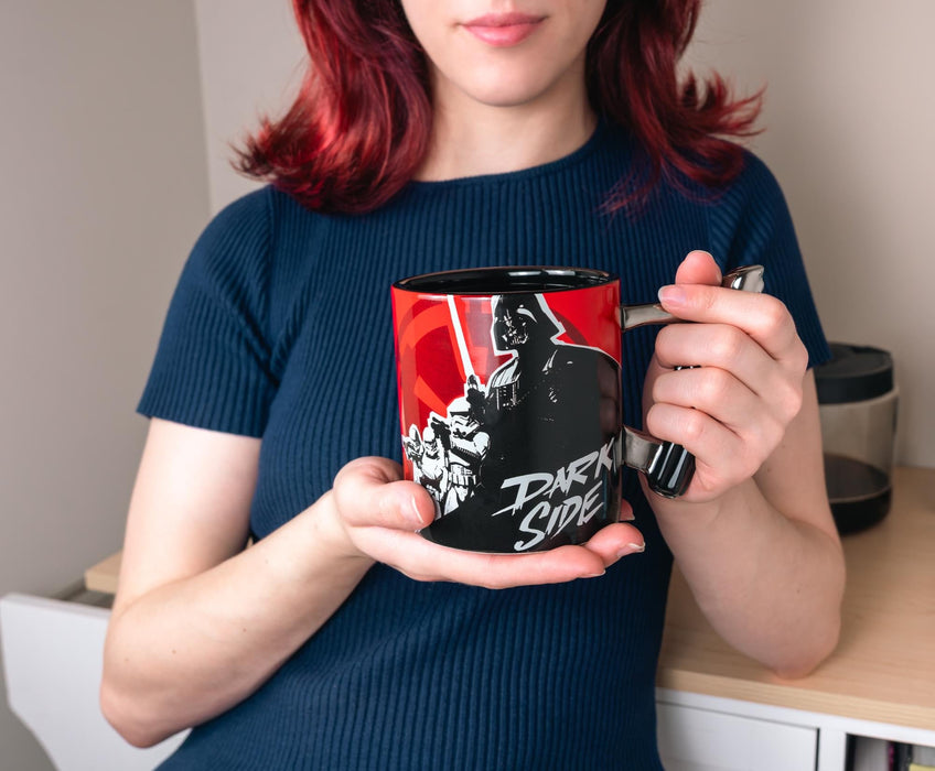Star Wars Darth Vader "Dark Side" Ceramic Mug With Sculpted Lightsaber Handle