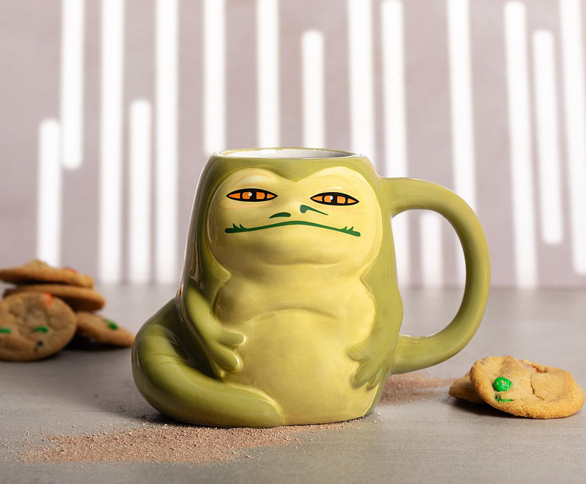 Star Wars - Jabba the Hutt 3D Sculpted Ceramic Mug | Holds 20 Ounces
