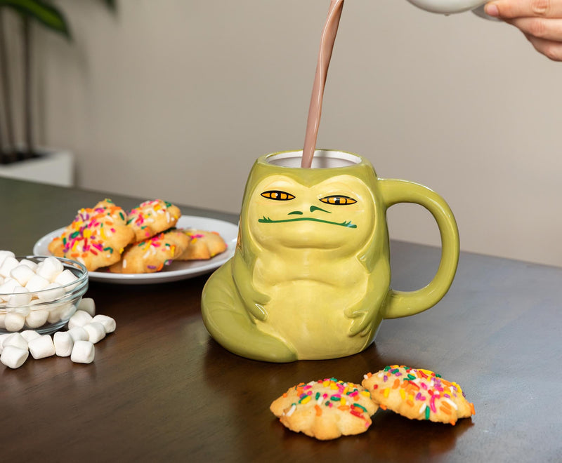 Star Wars - Jabba the Hutt 3D Sculpted Ceramic Mug | Holds 20 Ounces product image 6 of 9