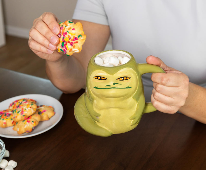 Star Wars - Jabba the Hutt 3D Sculpted Ceramic Mug | Holds 20 Ounces