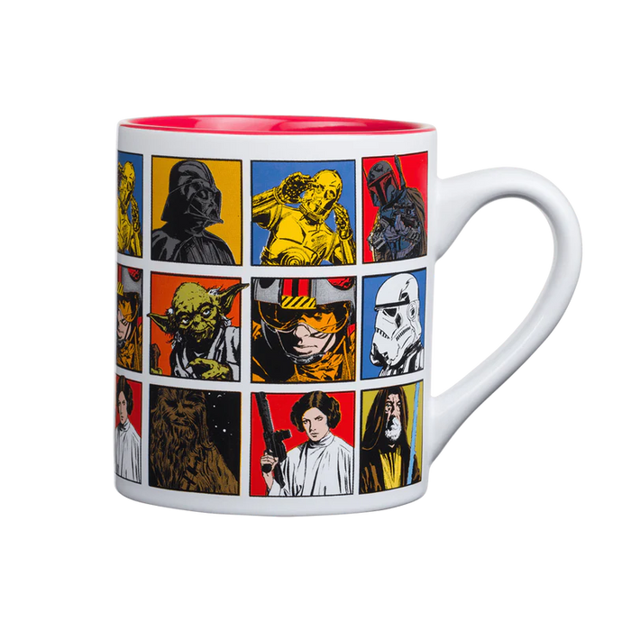 Star Wars - A New Hope Episode 4 Character Grid Ceramic Mug | Holds 14 Ounces