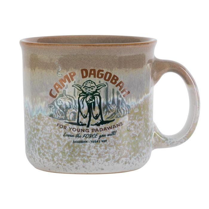 Star Wars - Yoda "Camp Dagobah" 20-Ounce Reactive Glaze Ceramic Camper Mug