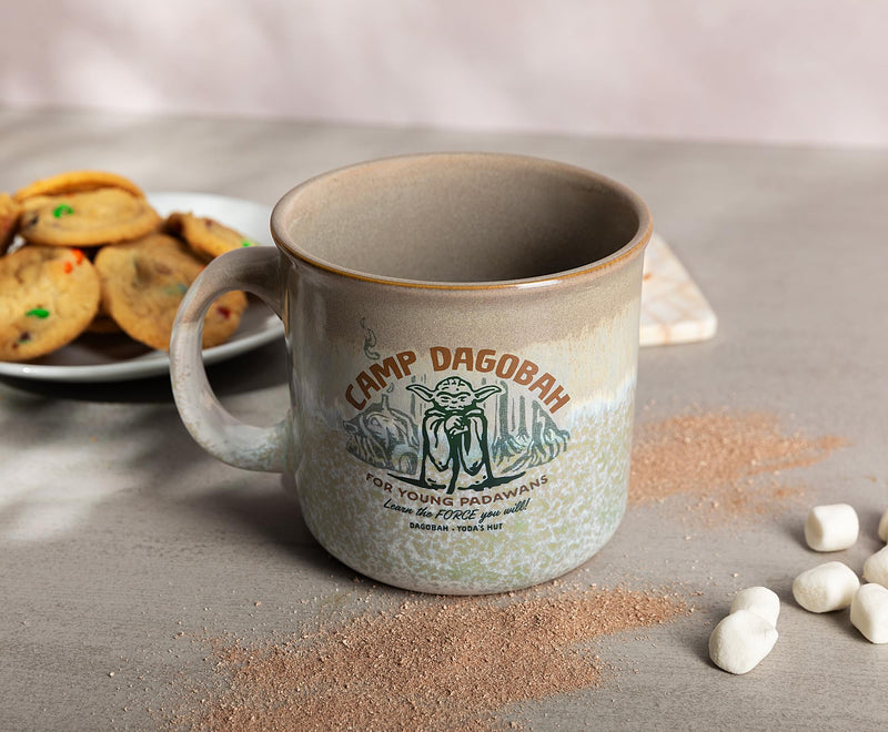 Star Wars - Yoda "Camp Dagobah" 20-Ounce Reactive Glaze Ceramic Camper Mug product image 4 of 9