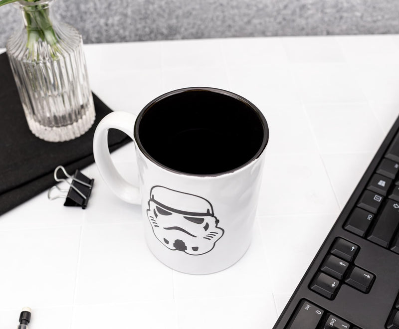 Star Wars Stormtrooper Wax-Resist Ceramic Pottery Mug | Holds 17 Ounces product image 4 of 9