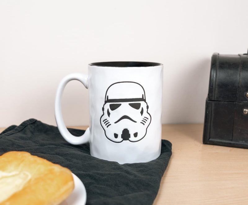 Star Wars Stormtrooper Wax-Resist Ceramic Pottery Mug | Holds 17 Ounces product image 7 of 9
