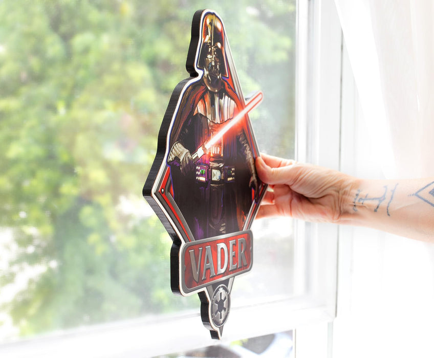 Star Wars Darth Vader Die-Cut Wooden Sign | 13 x 10 Inches