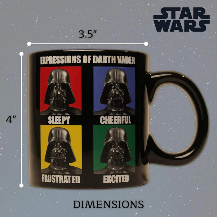 Star Wars 18 oz. Ceramic Mugs-Yoda Best AND Darth Vader Dark Side-Set of 2