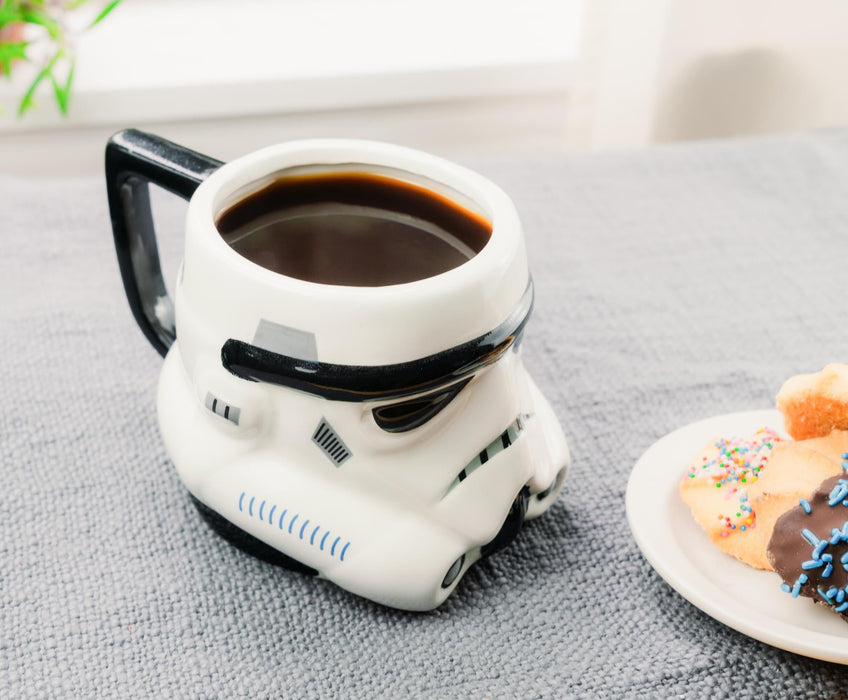 Star Wars Stormtrooper 3D Sculpted Ceramic Mug | Holds 20 Ounces