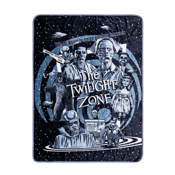 The Twilight Zone Raschel Throw Blanket | 45 x 60 Inches