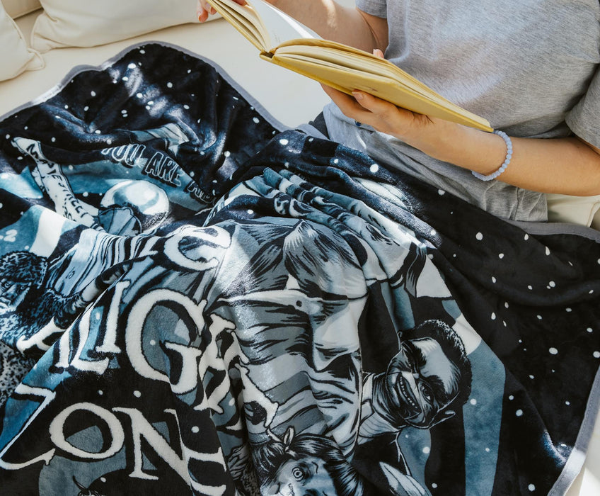 The Twilight Zone Raschel Throw Blanket | 45 x 60 Inches