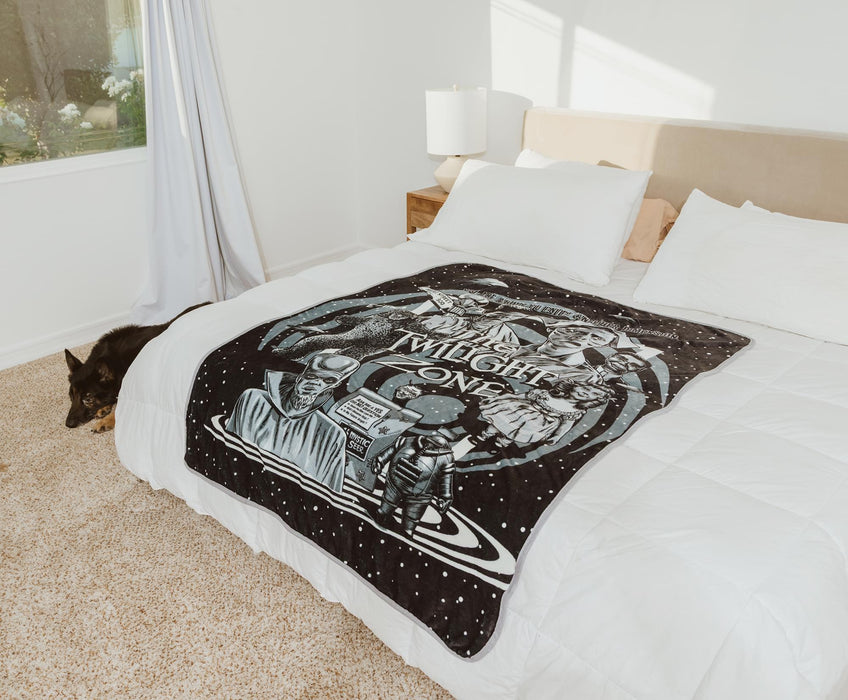 The Twilight Zone Raschel Throw Blanket | 45 x 60 Inches
