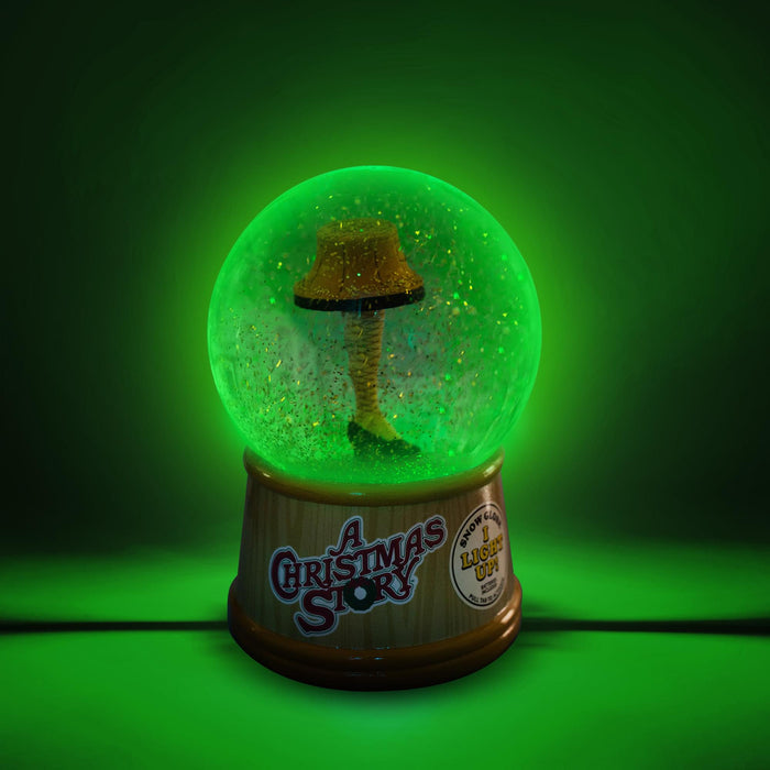 A Christmas Story - Leg Lamp Light-Up Collectible Snow Globe | 6 Inches Tall