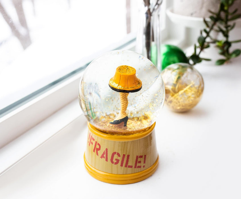 A Christmas Story - Leg Lamp Light-Up Collectible Snow Globe | 6 Inches Tall
