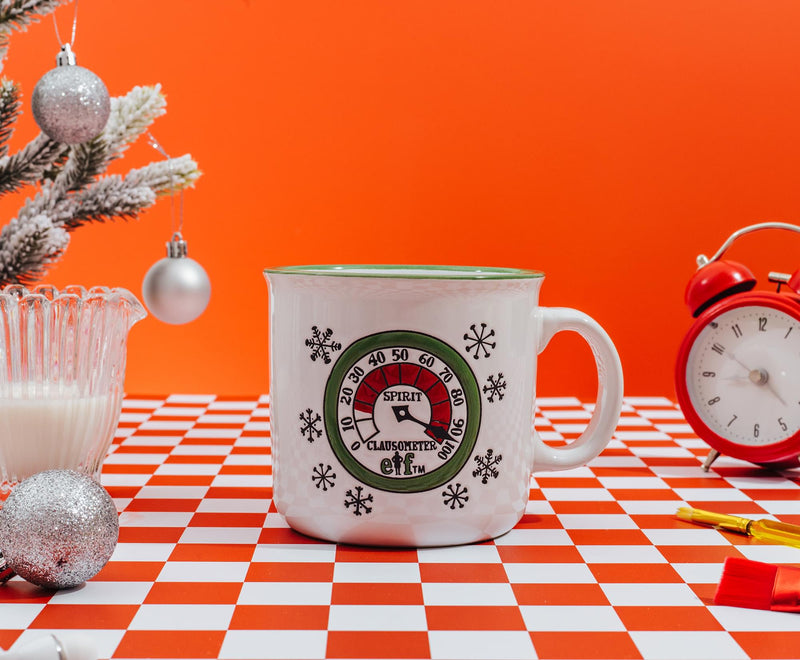 Elf "Spirit Clausometer" Ceramic Camper Mug | Holds 20 Ounces product image 3 of 8