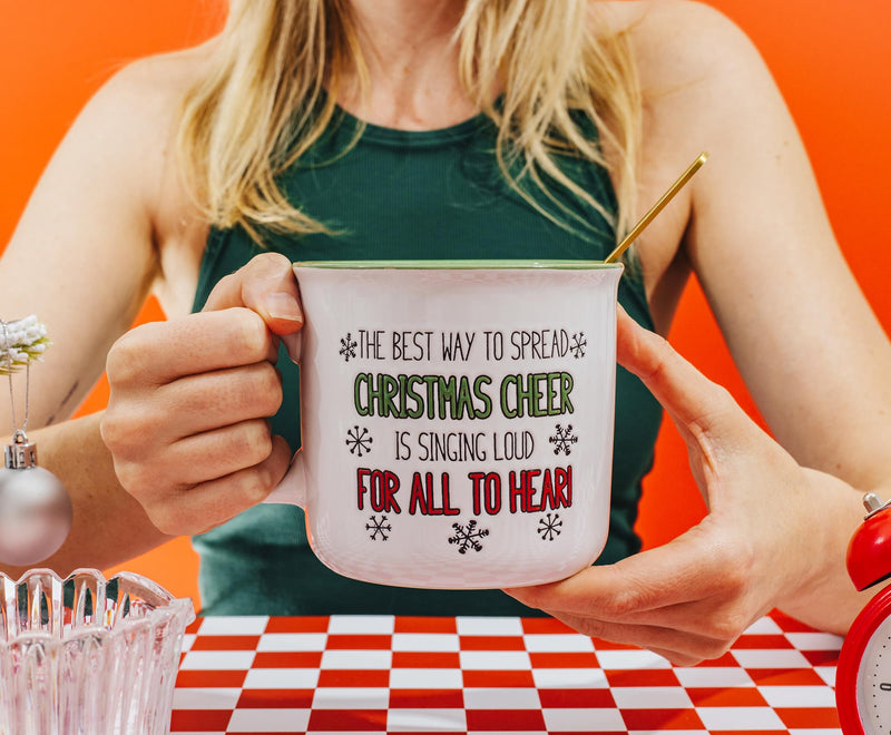 Elf "Spirit Clausometer" Ceramic Camper Mug | Holds 20 Ounces product image 4 of 8