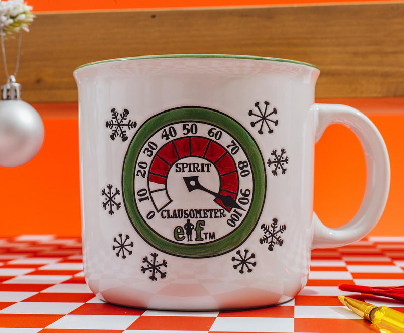 Elf "Spirit Clausometer" Ceramic Camper Mug | Holds 20 Ounces product image 7 of 8