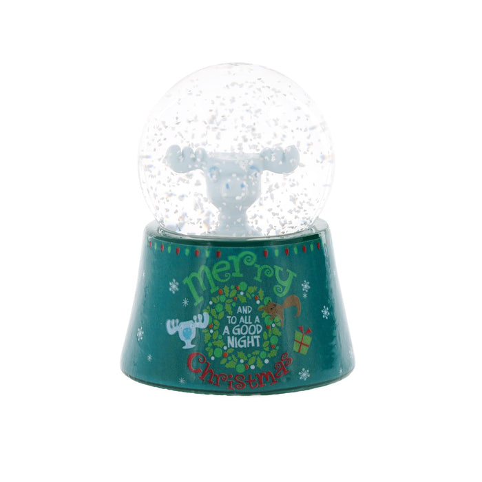 National Lampoon's Christmas Vacation - Marty Moose 3-Inch Mini Light-Up Snow Globe