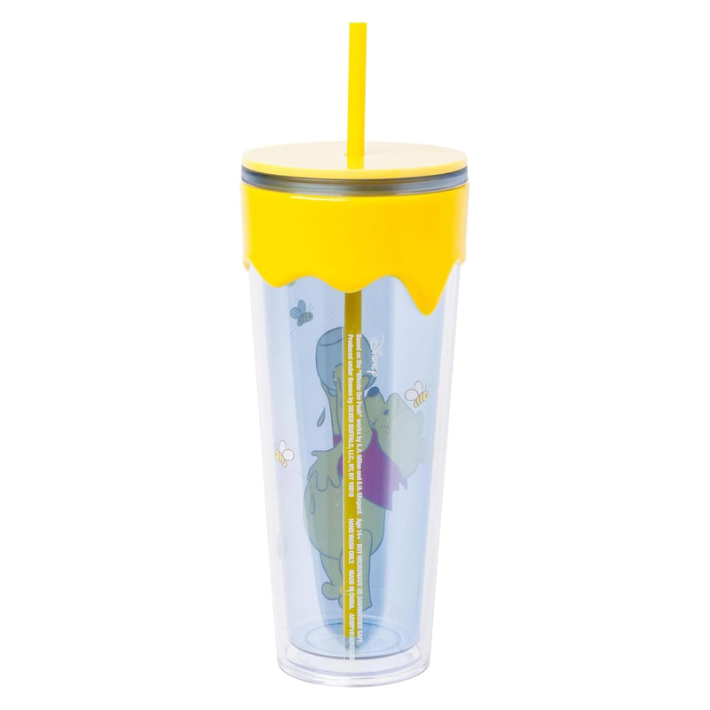Disney Winnie The Pooh Eating Hunny 26-Ounce Carnival Cup With Lid and Straw product image 2 of 5