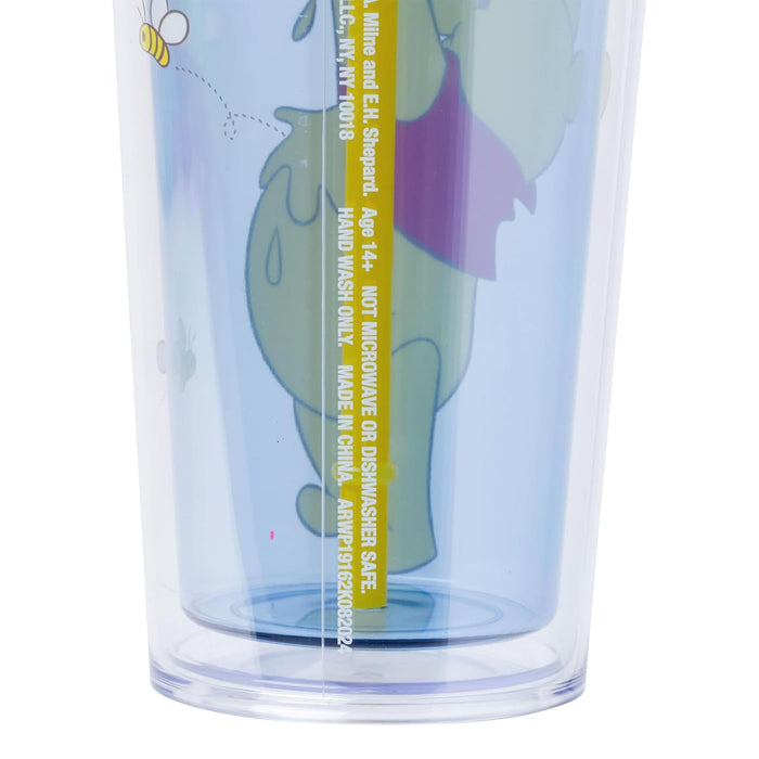 Disney Winnie The Pooh Eating Hunny 26-Ounce Carnival Cup With Lid and Straw