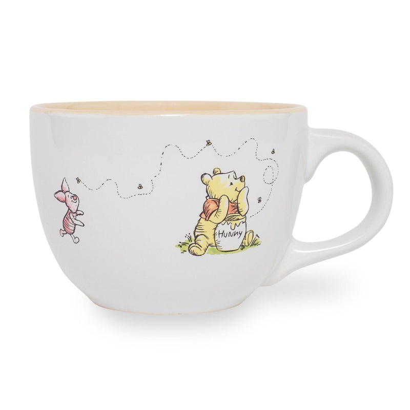 Disney Winnie The Pooh But First Hunny Ceramic Soup Mug | Holds 24 Ounces product image 1 of 7