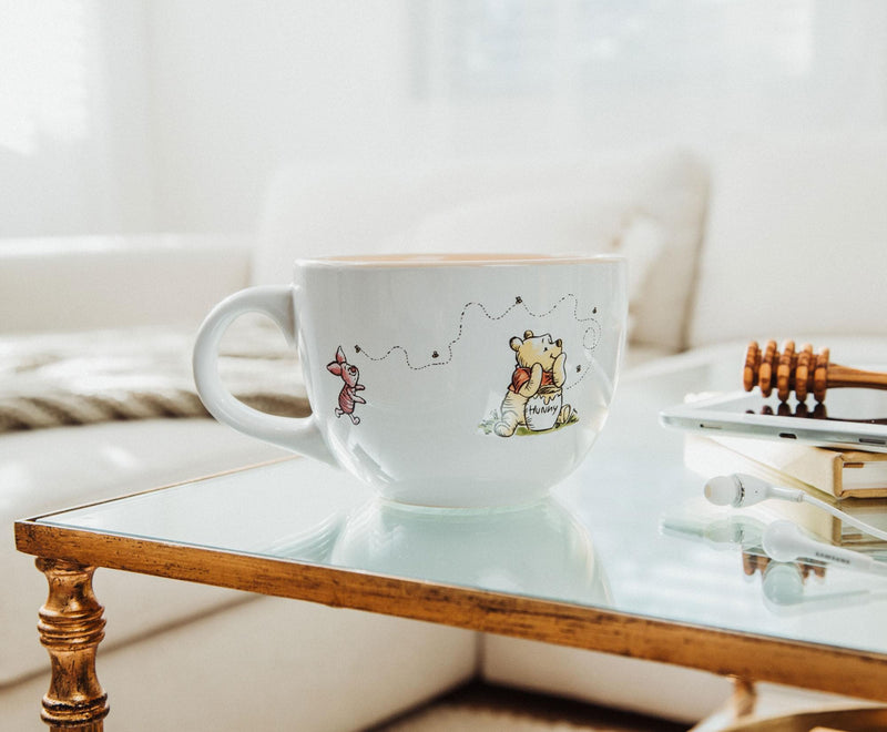 Disney Winnie The Pooh But First Hunny Ceramic Soup Mug | Holds 24 Ounces product image 2 of 7