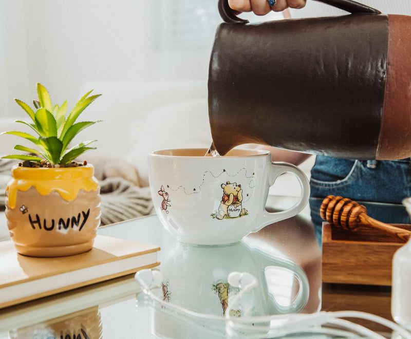 Disney Winnie The Pooh But First Hunny Ceramic Soup Mug | Holds 24 Ounces product image 3 of 7