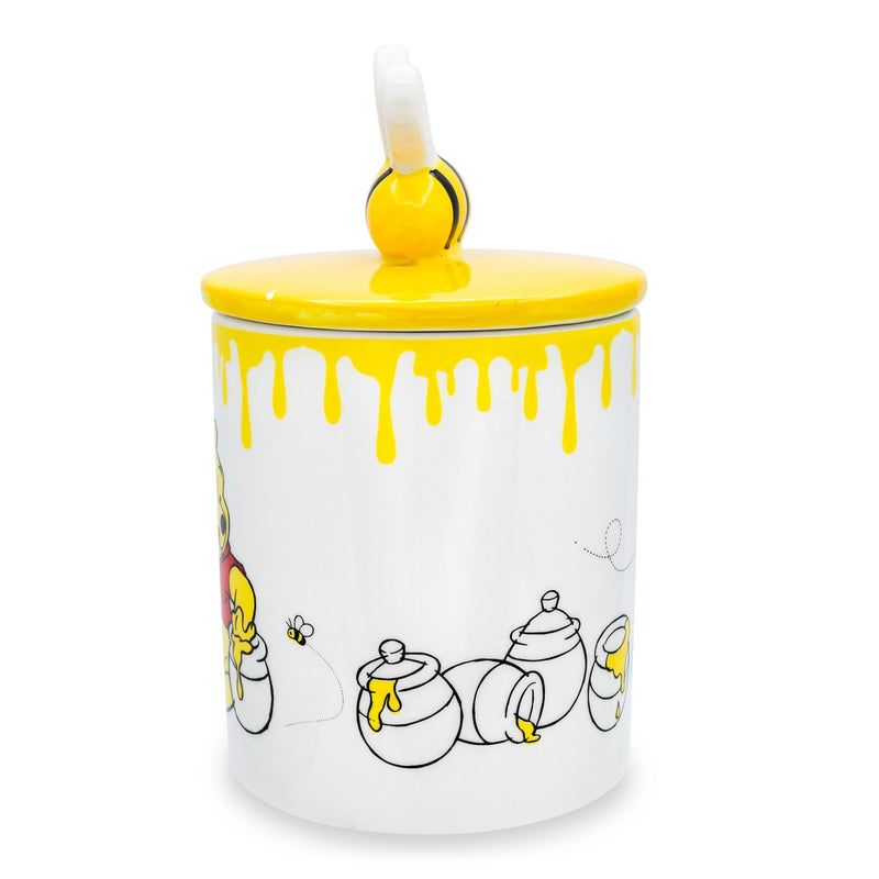 Disney Winnie The Pooh Hunny Pot Ceramic Mug With Lid | Holds 18 Ounces product image 2 of 10