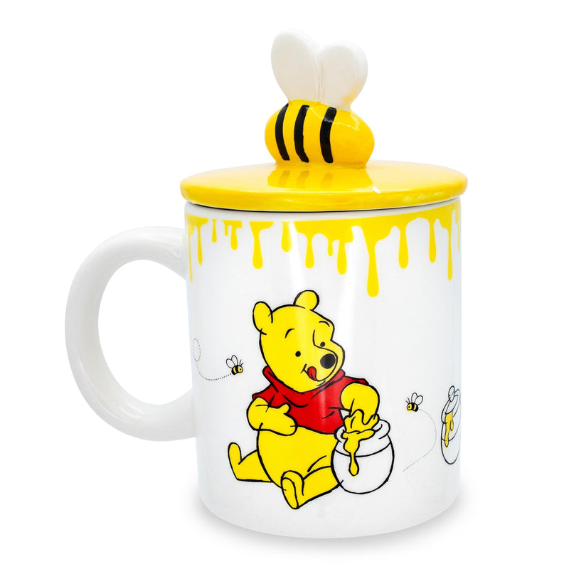 Disney Winnie The Pooh Hunny Pot Ceramic Mug With Lid | Holds 18 Ounces product image 3 of 10