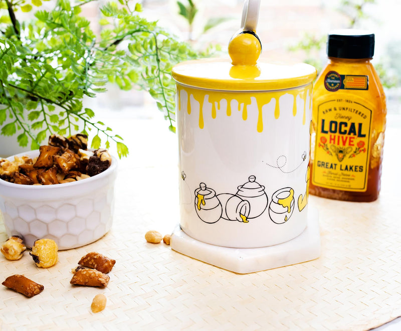 Disney Winnie The Pooh Hunny Pot Ceramic Mug With Lid | Holds 18 Ounces product image 9 of 10