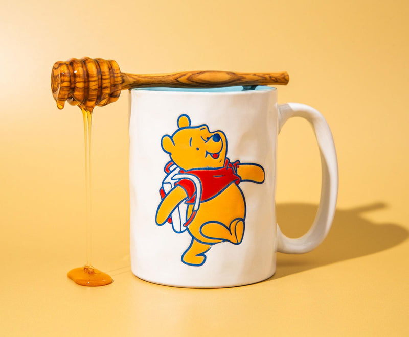 Disney Winnie the Pooh "Adventure Awaits" Pottery Ceramic Mug | Holds 16 Ounces product image 3 of 8